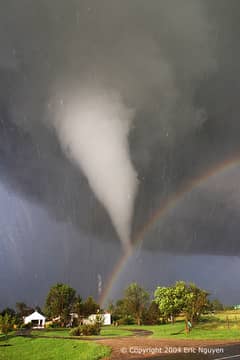 Preview of Tornado and Rainbow Over Kansas