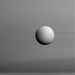 Preview of Dione, Rings, Shadows, Saturn