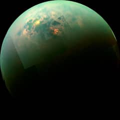 Preview of Titan Seas Reflect Sunlight