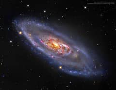 Preview of M106: A Spiral Galaxy with a Strange Center