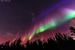 Preview of A Flag Shaped Aurora over Sweden