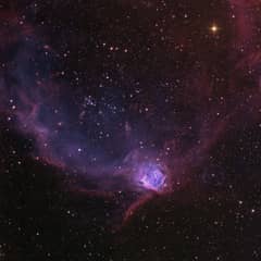 Preview of NGC 602 in the Flying Lizard Nebula