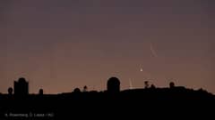 Preview of Full Venus and Crescent Moon Rise