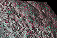 Preview of Pluto's Bladed Terrain in 3D