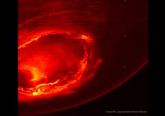 Preview of Aurora over Jupiter's South Pole from Juno