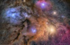 Preview of The Colorful Clouds of Rho Ophiuchi