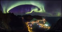 Preview of Northern Lights above Lofoten