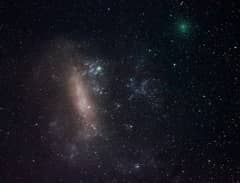 Preview of Close Comet and Large Magellanic Cloud