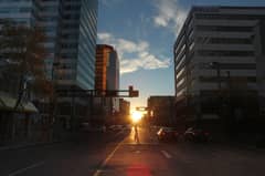 Preview of Sunset at Edmontonhenge