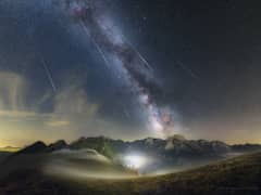 Preview of Perseids over the Pyrénées
