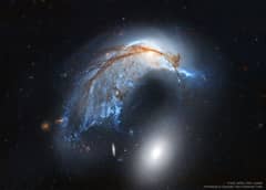 Preview of The Porpoise Galaxy from Hubble