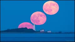 Preview of Full Moon and Boston Light