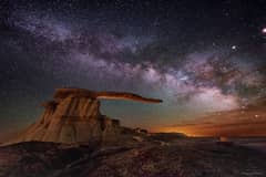 Preview of King of Wings Hoodoo under the Milky Way