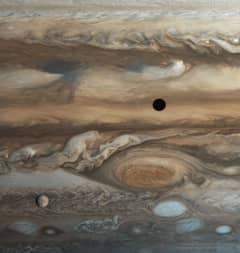 Preview of Europa and Jupiter from Voyager 1