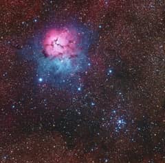 Preview of Messier 20 and 21