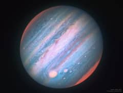 Preview of Jupiter in Infrared from Hubble