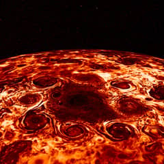 Preview of Cyclones at Jupiter's North Pole