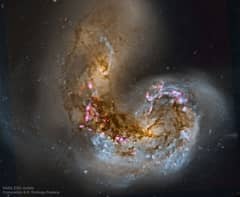 Preview of Spiral Galaxy NGC 4038 in Collision