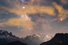 Preview of Mont Blanc, Meteor, and Milky Way