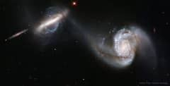 Preview of Arp 87: Merging Galaxies from Hubble