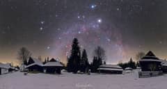 Preview of A Northern Winter Sky Panorama