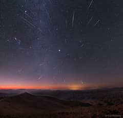 Preview of Geminid Meteors over Chile