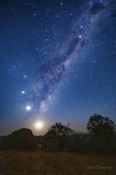 Preview of Moon, Four Planets, and Emu