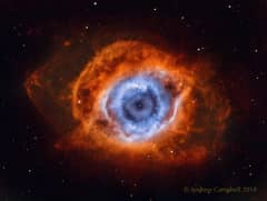 Preview of The Helix Nebula in Hydrogen and Oxygen