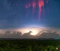 Preview of Red Sprite Lightning over Kununurra