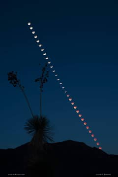 Preview of Total Lunar Eclipse at Moonset