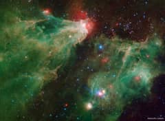 Preview of The Cave Nebula in Infrared from Spitzer