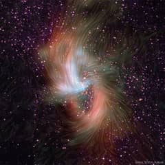 Preview of Our Galaxy's Magnetic Center