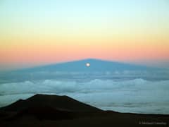 Preview of Moonrise Through Mauna Kea's Shadow
