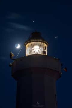 Preview of Great Conjunction over Sicilian Lighthouse