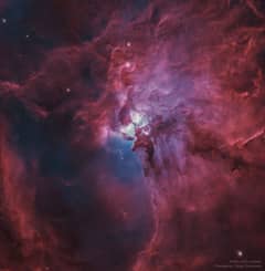 Preview of The Lively Center of the Lagoon Nebula