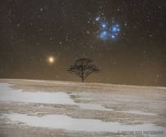 Preview of Mars and the Pleiades Beyond Vinegar Hill