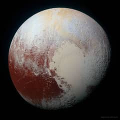 Preview of Pluto in Enhanced Color