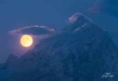 Preview of A Blue Hour Full Moon