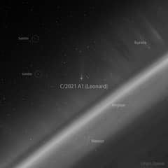 Preview of Comet Leonard from Space