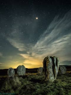 Preview of Mars over Duddo Stone Circle