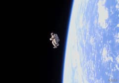 Preview of SuitSat-1: A Spacesuit Floats Free