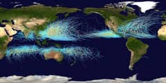 Preview of Cyclone Paths on Planet Earth