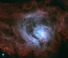 Preview of The Lagoon Nebula without Stars