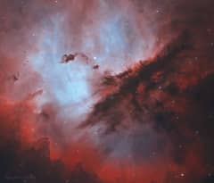 Preview of Dust Clouds of the Pacman Nebula