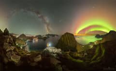 Preview of An Artful Sky over Lofoten Islands