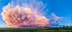 Preview of A Retreating Thunderstorm at Sunset