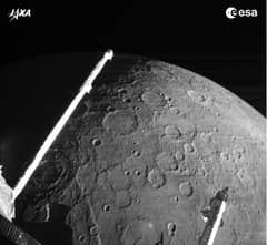 Preview of Mercury from Passing BepiColombo
