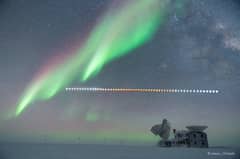 Preview of Lunar Eclipse at the South Pole