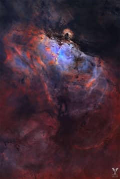 Preview of Star-Forming Eagle Nebula without Stars