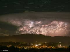Preview of Star Trails and Lightning over the Pyrenees